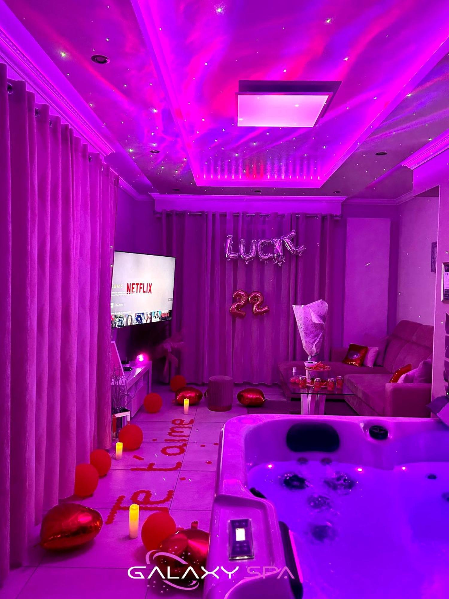 Galaxy Spa - Suite Venus Jacuzzi Et Sauna Privatif Champigneulles Exteriér fotografie