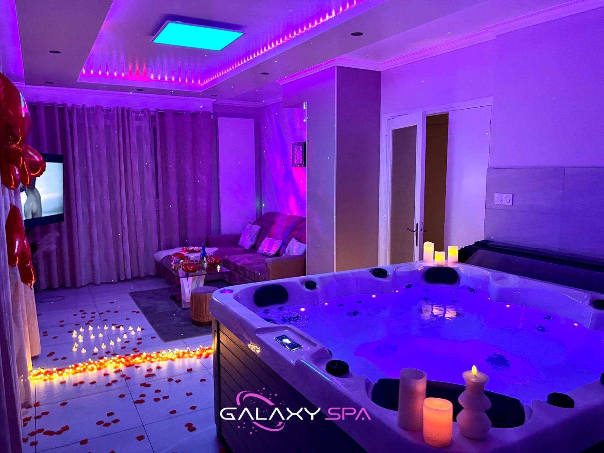Galaxy Spa - Suite Venus Jacuzzi Et Sauna Privatif Champigneulles Exteriér fotografie
